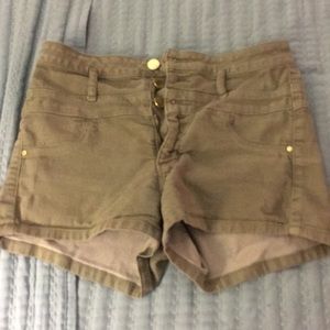 High waisted shorts